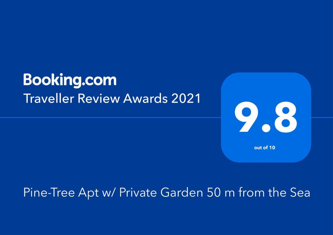 Pine-Tree Apt W/ Private Garden 50 M From The Sea Golem  Eksteriør bilde